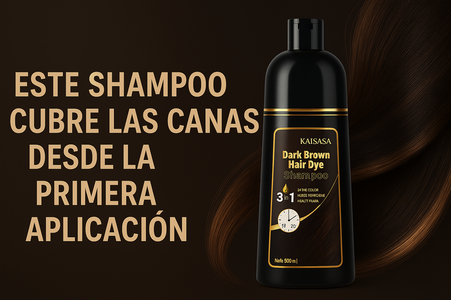 Banner del champú KAISASA